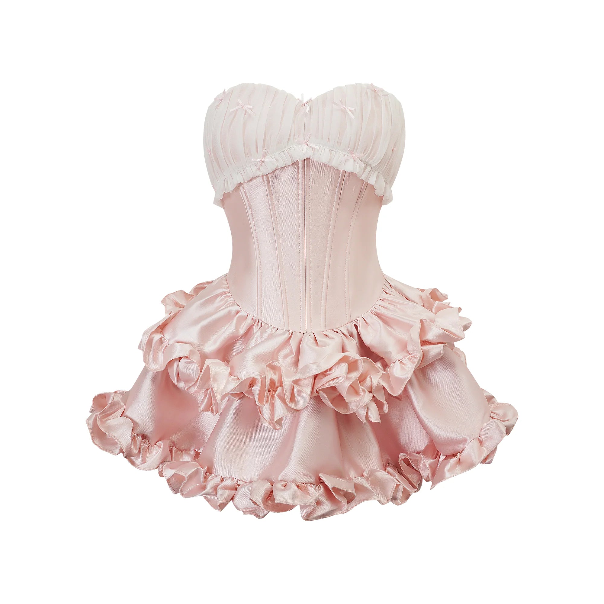 ROSE PETAL MINI DRESS