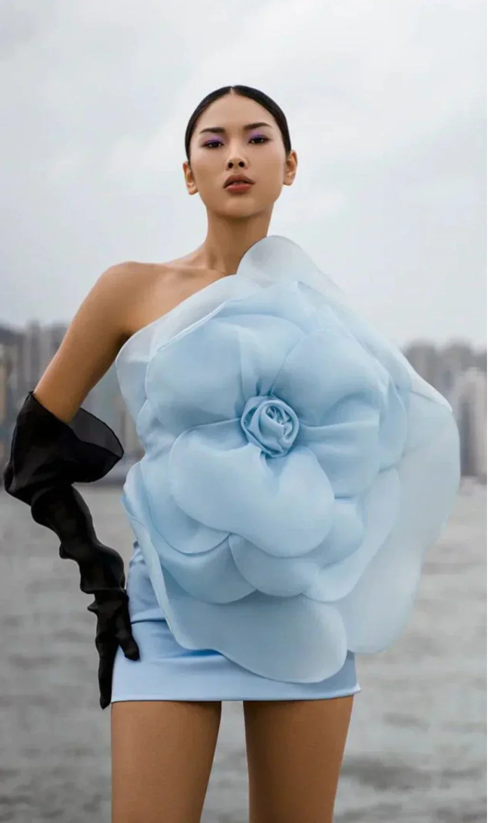 Solar Sonata Dress Sky Blue