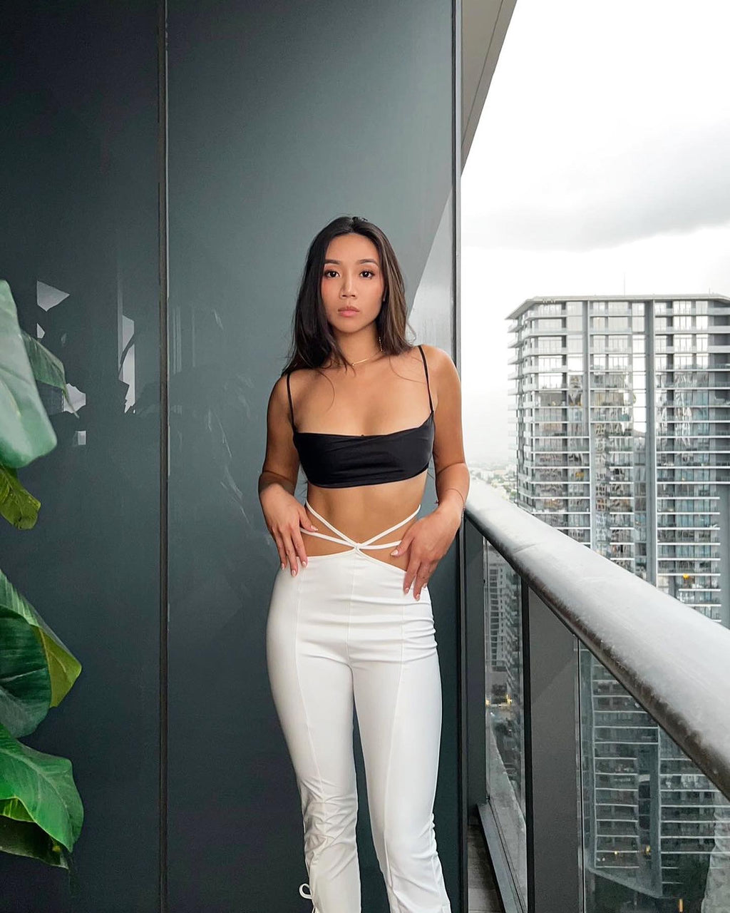 MILKY WAY LEATHER PANTS