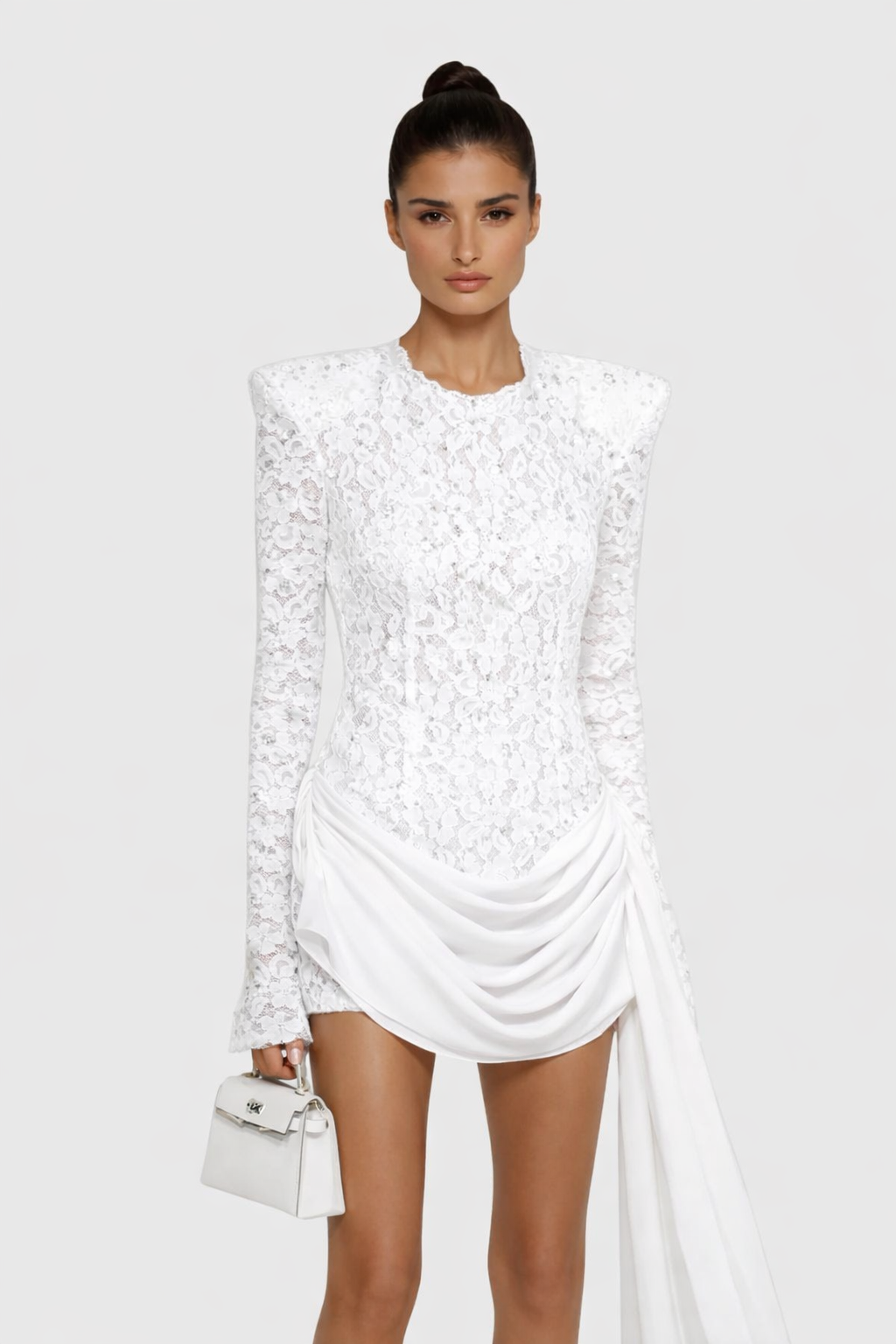 MAISON LACE MINI DRESS