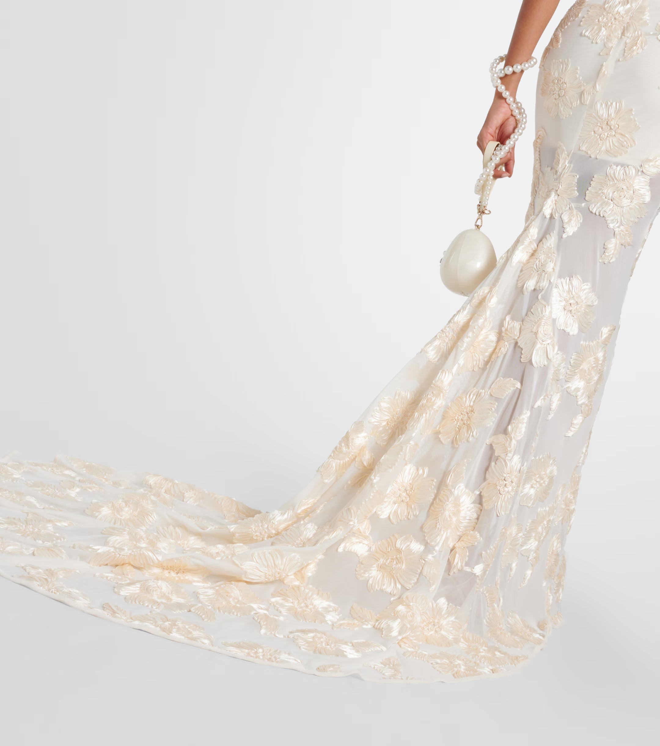 NADIA FLORAL EMBROIDERED GOWN