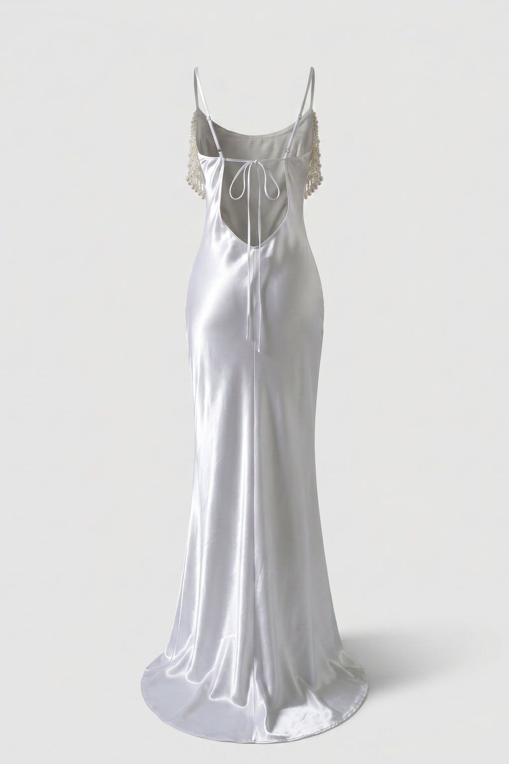 Pearl Neckline Gown