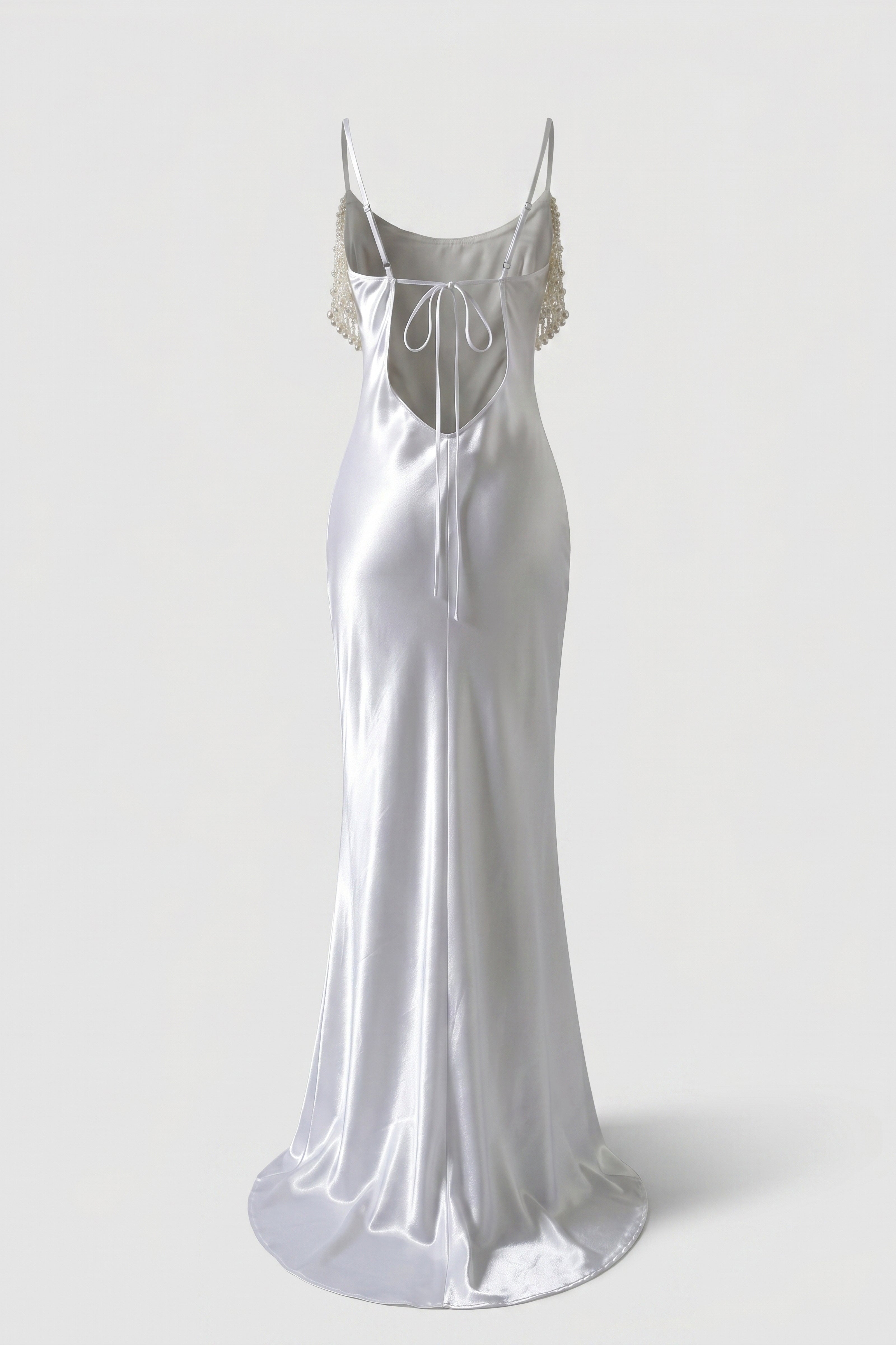 PEARL NECKLINE GOWN