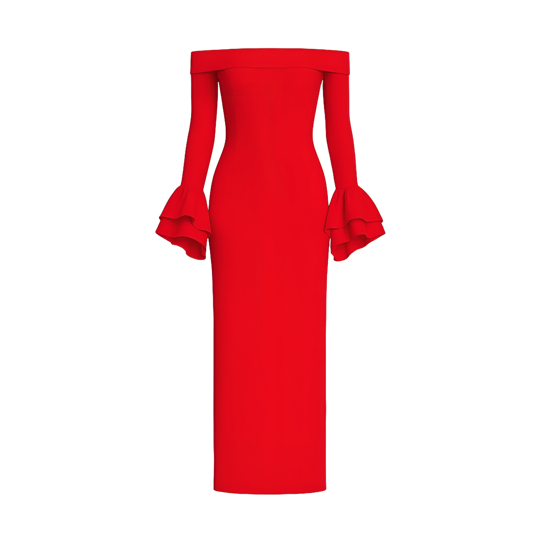 Talia Puff Cuff Maxi Dress