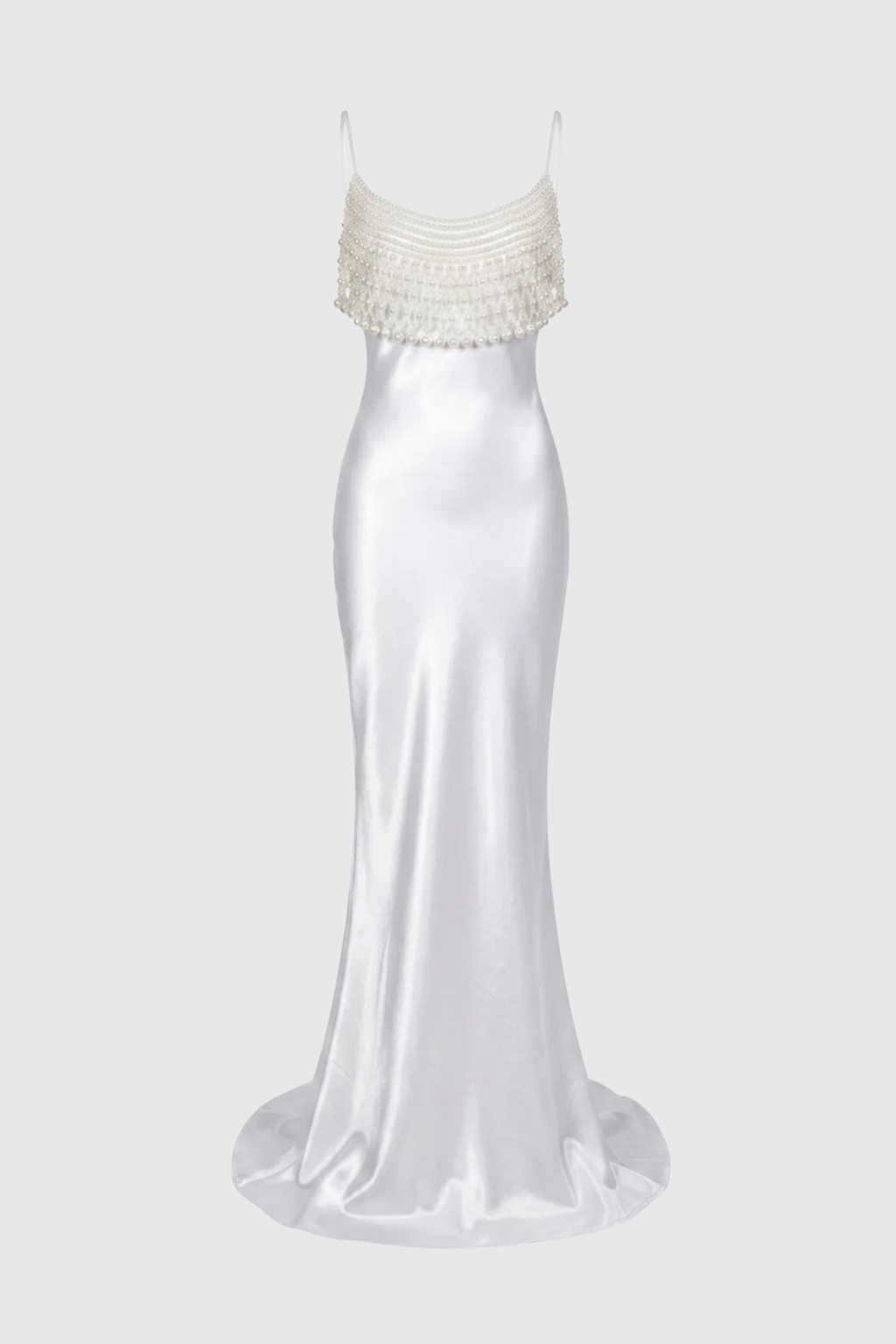 PEARL NECKLINE GOWN