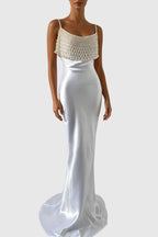 PEARL NECKLINE GOWN