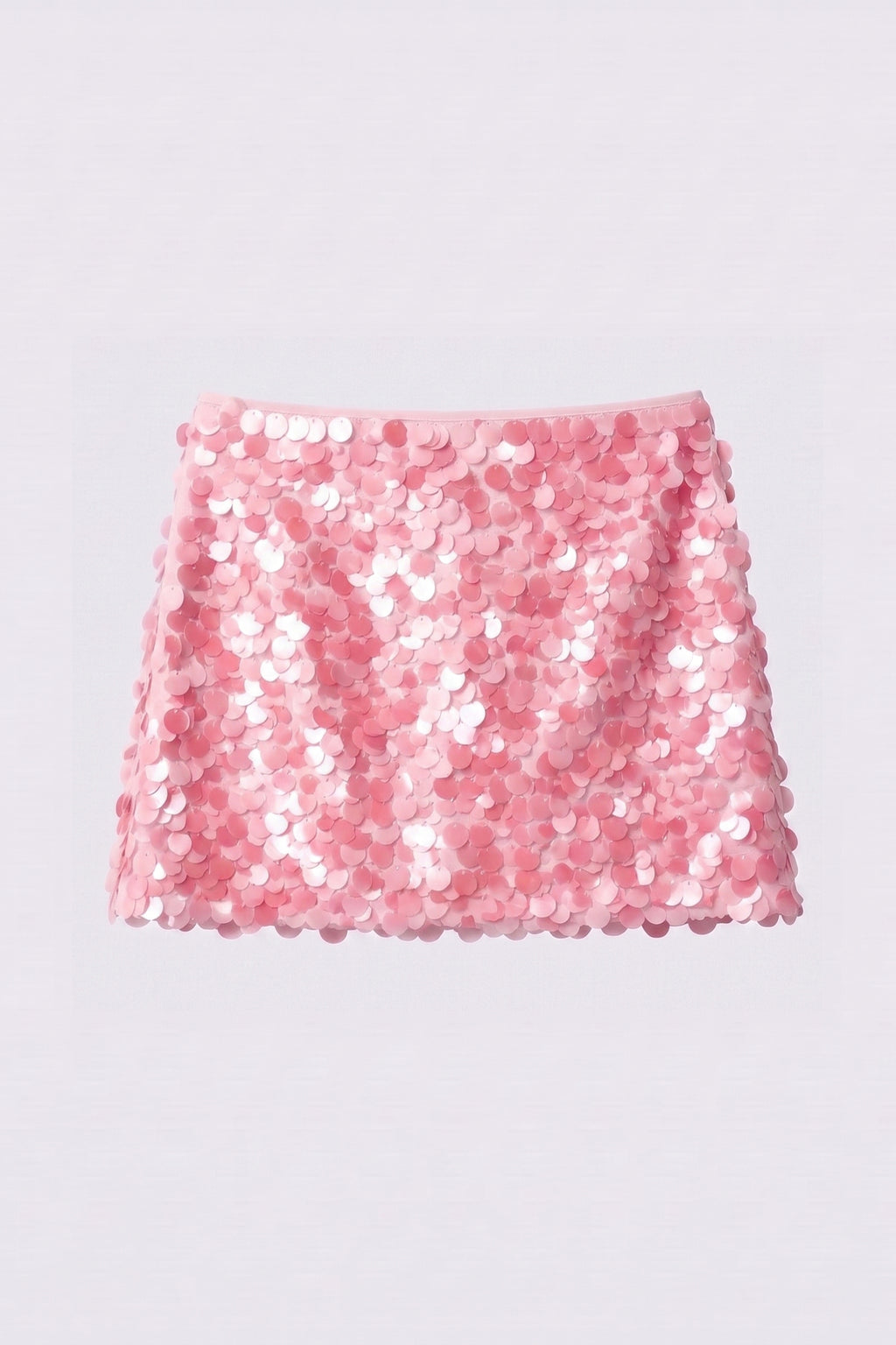 Flamingo Paillette Mini Skirt
