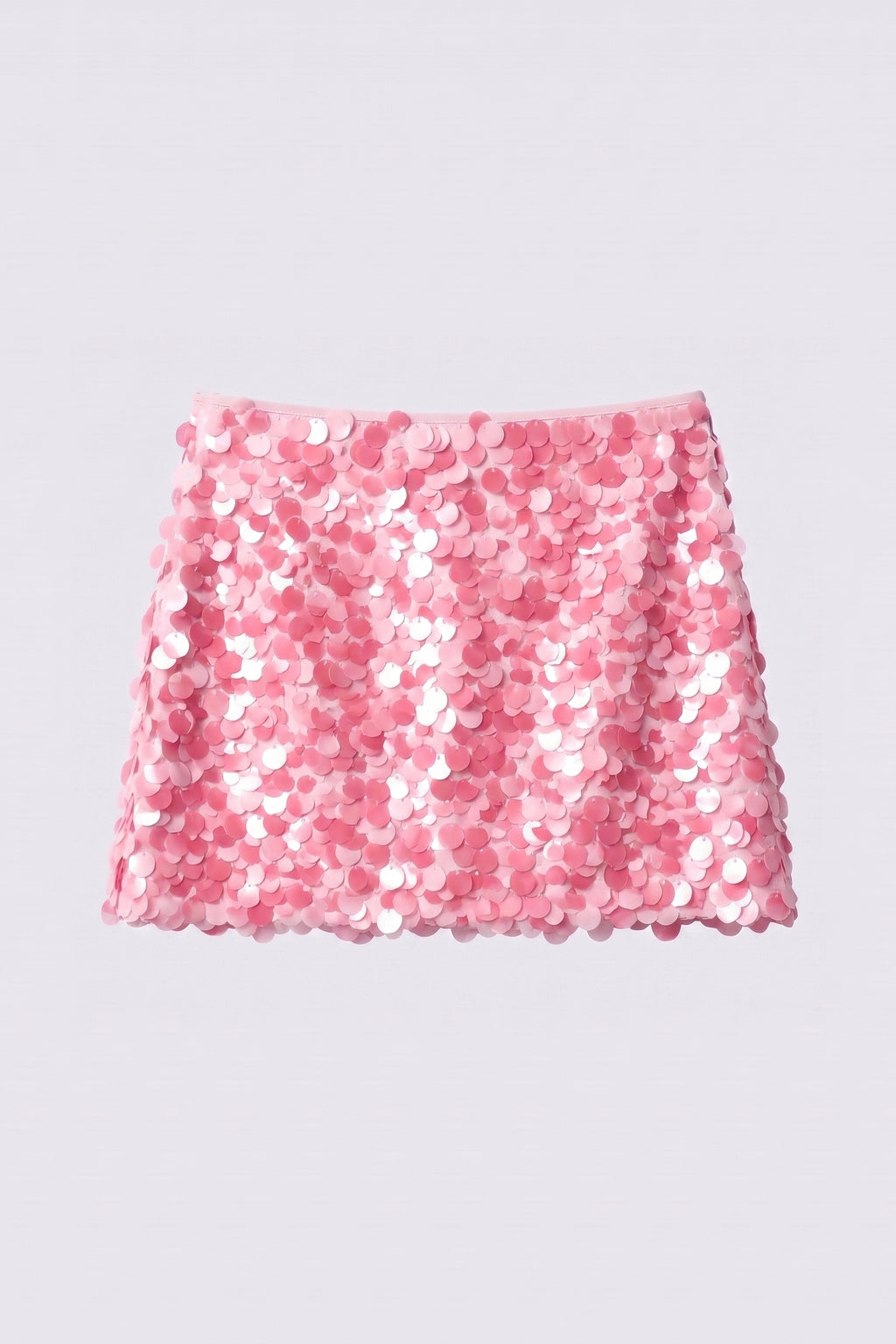 Flamingo Paillette Mini Skirt