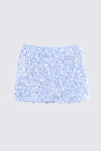 Glacier Paillette Mini Skirt