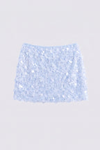 Glacier Paillette Mini Skirt
