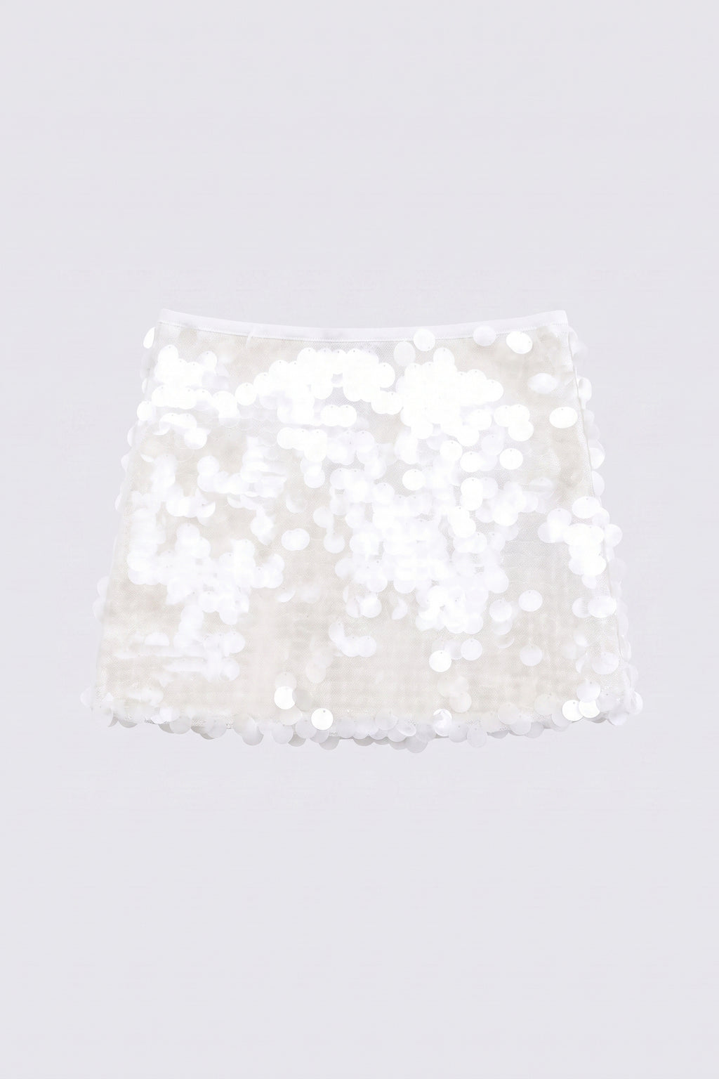 Snow Paillette Mini Skirt