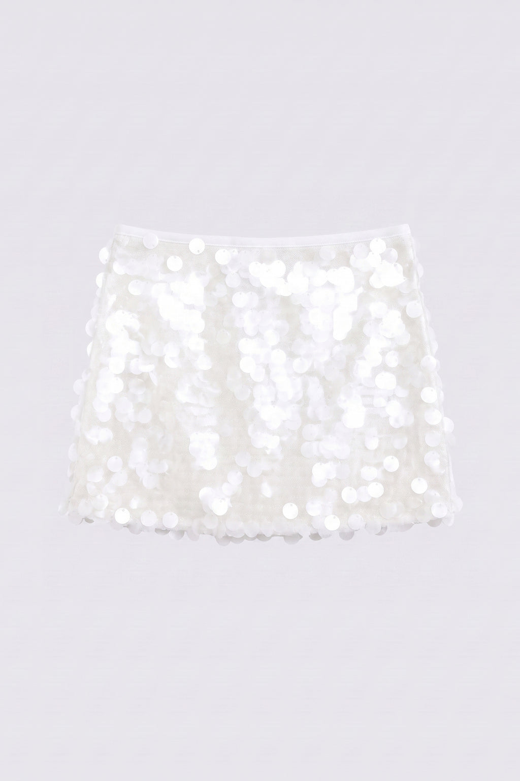 Snow Paillette Mini Skirt