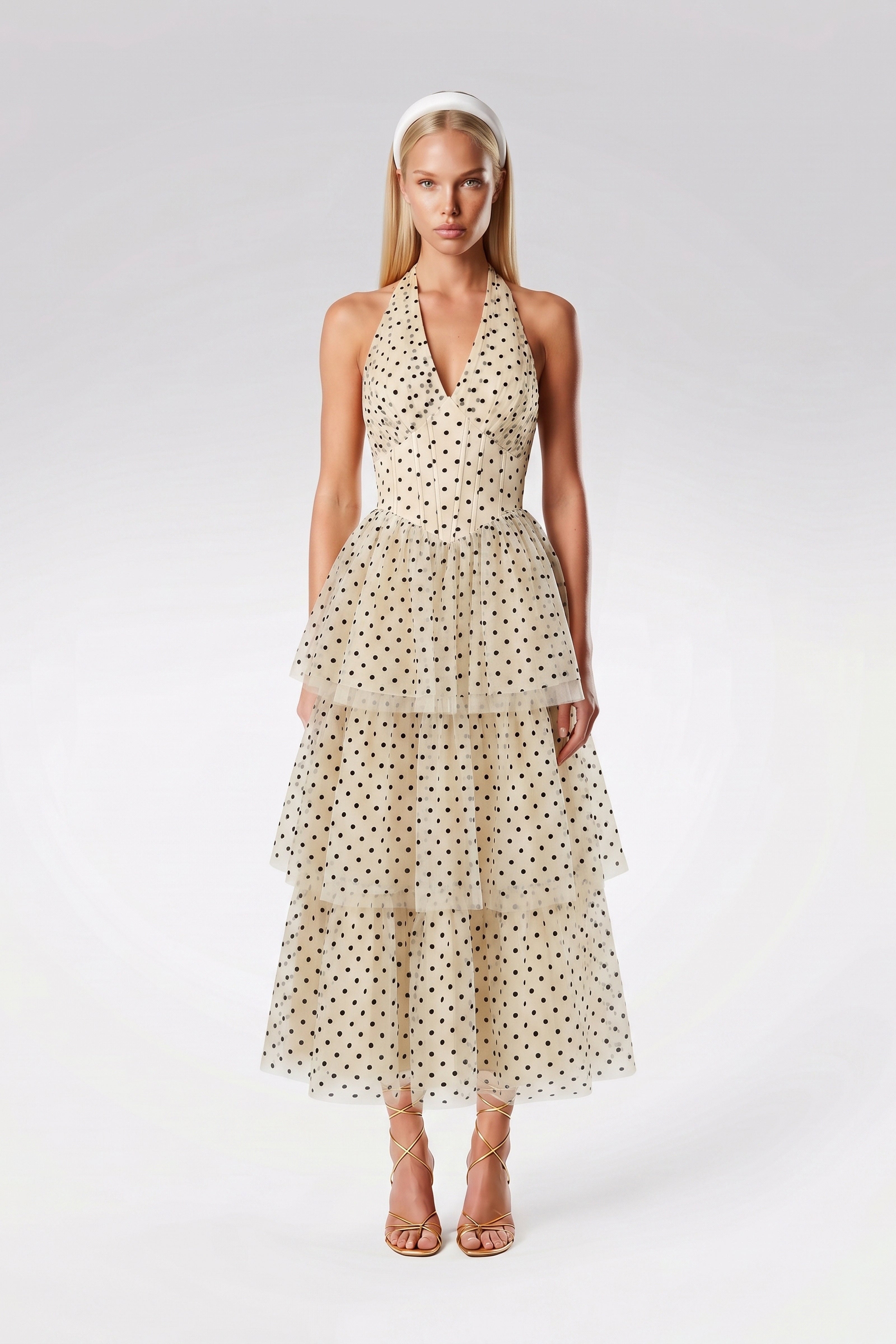 Moonlit Polka Dress