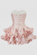 Rose Petal Mini Dress
