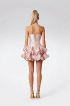 Rose Petal Mini Dress