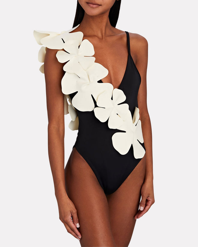 BAHIA MARIA Floral-Appliquéd Swimsuit
